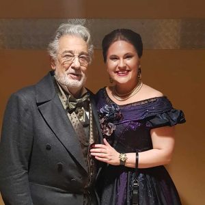 With Placido Domingo, Traviata, Teatro alla Scala, Milano - Italy