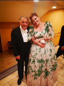 With Zubin Mehta, Traviata (Flora), Teatro alla Scala, Milano - Italy, September 2020